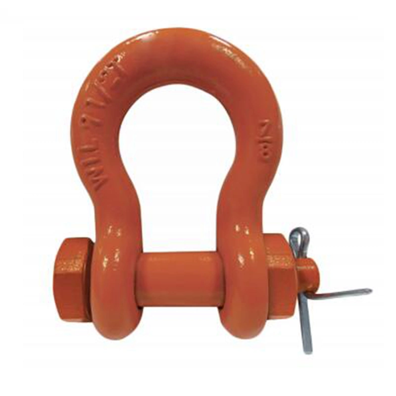 Marine Accastillage Us Type Bow Anchor Shackle G209 Heavy Duty Screw Anchor Pin Shackle Lifting Bow Shackle