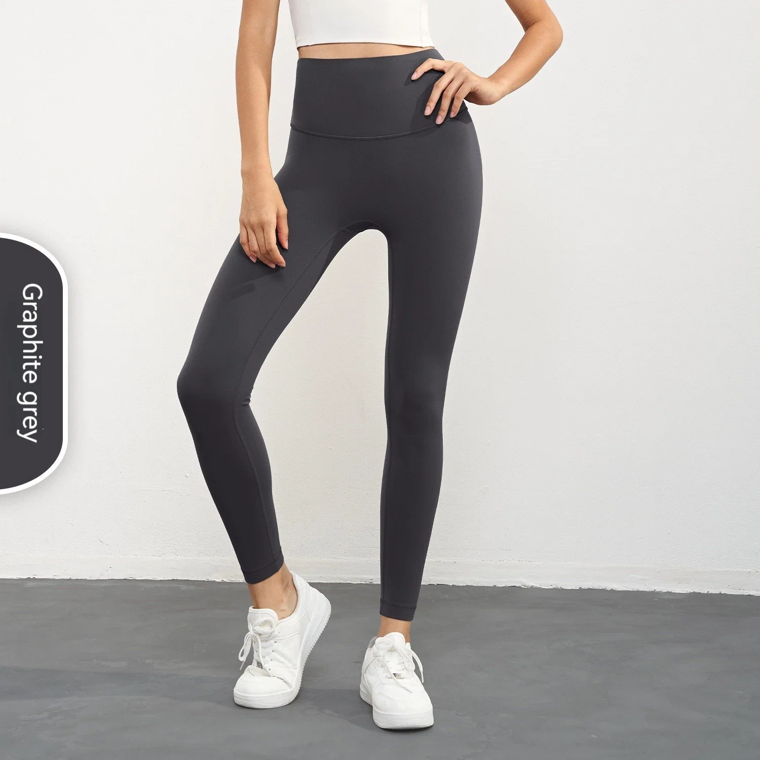 Nuls Thin Plush Hip Lifting High Waisted Long Leg Jogging Pants