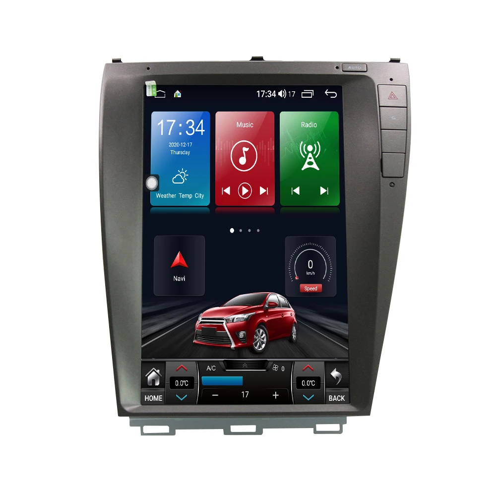 Radio Android para coche de pantalla para Lexus Es250/ES300/Es330/Es350 2009 2010 2011 2012 GPS Navegación sistema multimedia CarPlay