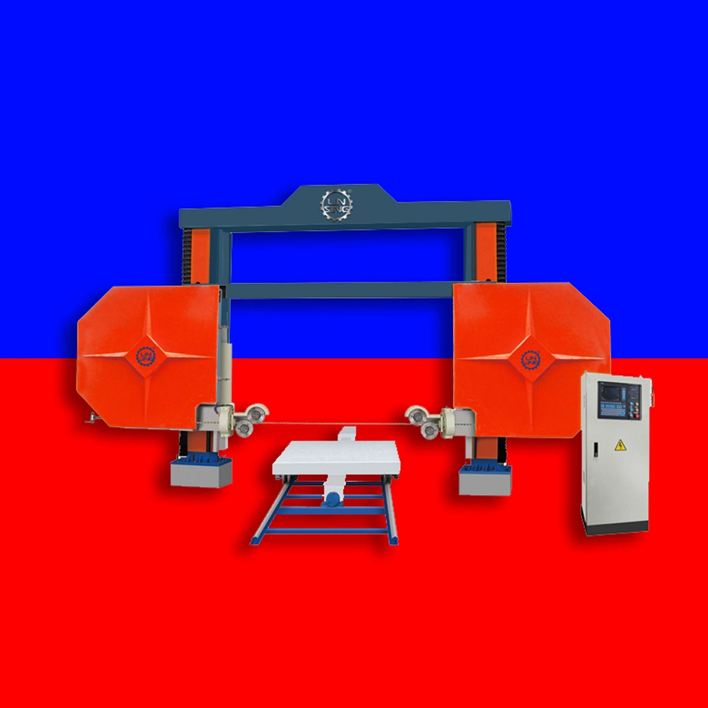 Máquina de serra de pedra com arame de diamante CNC para corte de mármore e. Granito