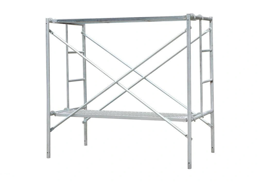 Building H-Frame Scaffoldign Galvanized Steel Door Frame