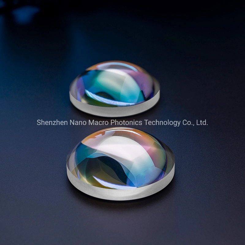 Le verre optique K9 BK7 Crystal Projection d'imagerie Revêtement Ar Plano Lentille convexe