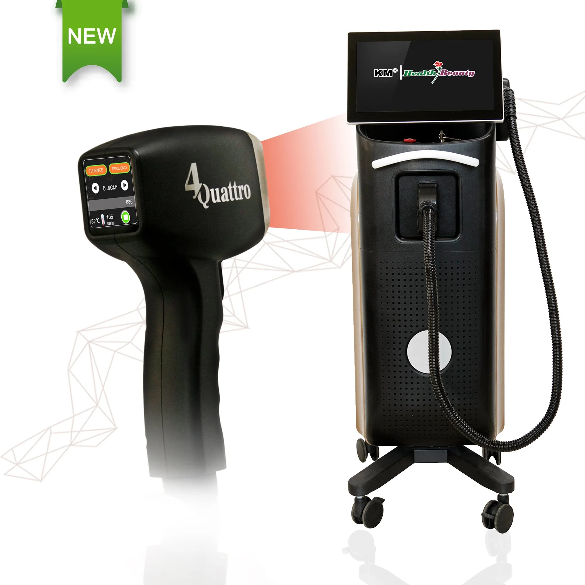 Three Waves 808 755 1064 Triple Wavelengths Diode Laser Hair Removal System