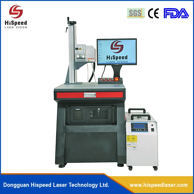 High Marking Speed Plastic Porducts UV Laser Marking Machine with FDA Approved