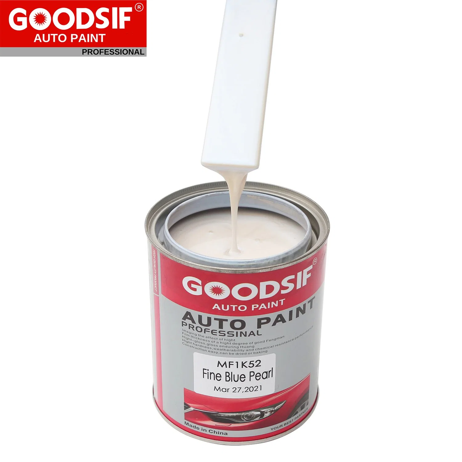 Vente à chaud Goodsif 1K 2K peinture automobile finition de carrosserie automatique Apprêt époxy diluant acrylique peinture automobile pour réparation de bus de véhicules