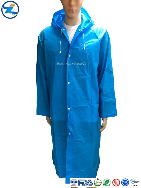 PVC 0,35mm Film peut faire de PVC imperméable Femme Homme grande taille, avec film PVC recouvert de feuille en PVC souple