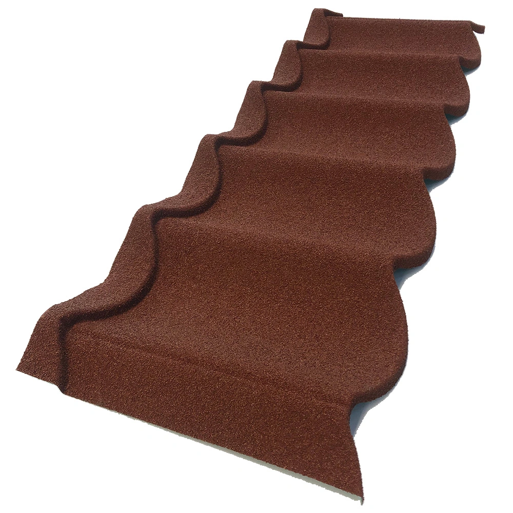 Economic High quality/High cost performance  Color Stone Coated Metal Roofing Tile / Roof Building Material Price