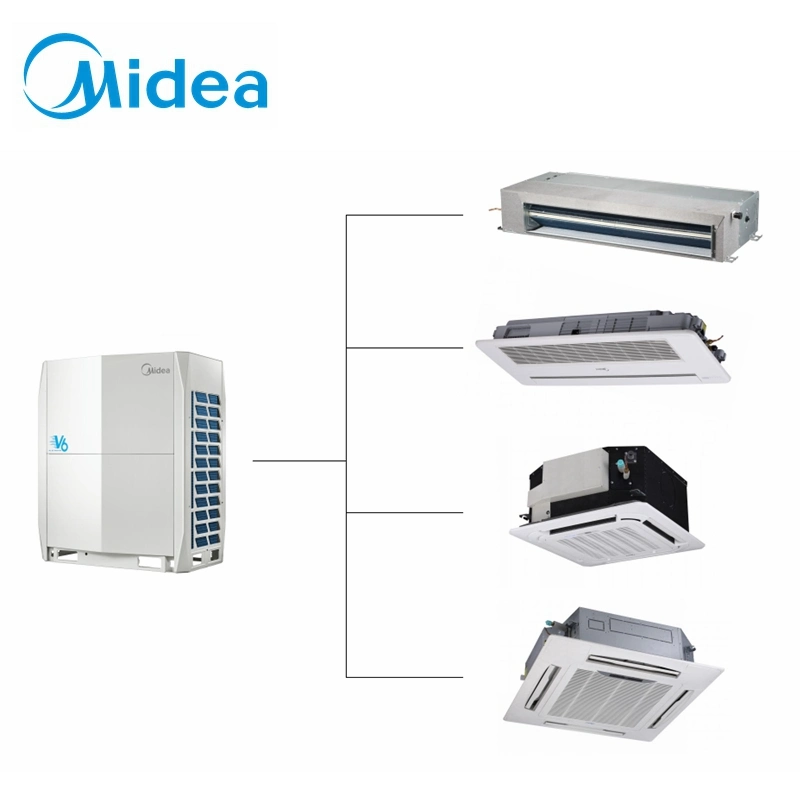 Midea 18HP Plate Heat (phe) Subcooling High Eer Vrf Air Conditioner Cooling Heating