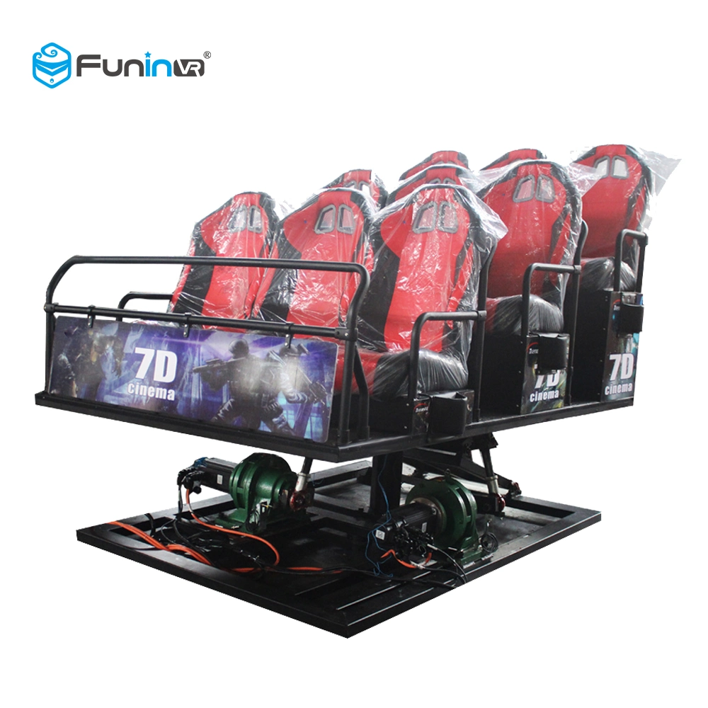 Interactive Attractions Full Motion Cinema Seat 3D 5D 7D 12D Hologram Technology 7D Cinema System