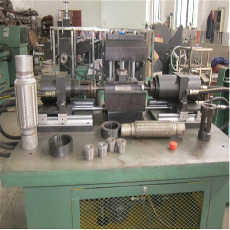 Exhaust Bellow/Pipe Interlock Tubing Machine