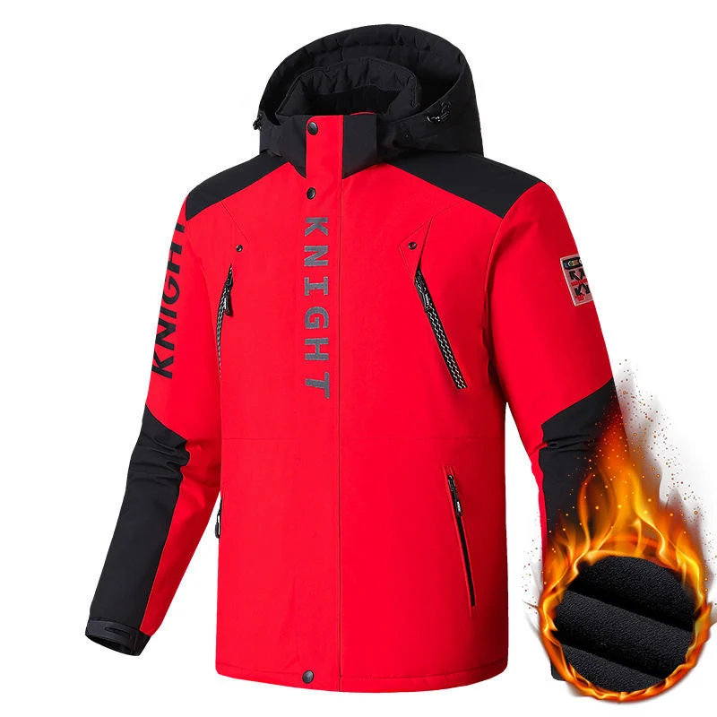 High quality/High cost performance  Winter Padded Down Jacket with Hood for Men Plus Size