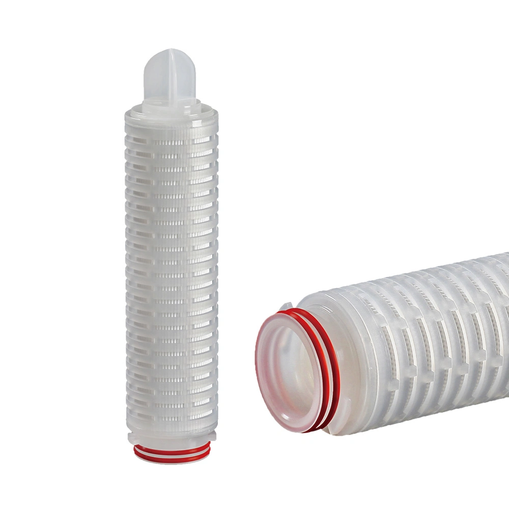 Code 7 0.22um Polyamide 66 Membrane Pleated Cartridge Filters Nylon 66 Pleated Filter Element 10"/20"/30"/40"