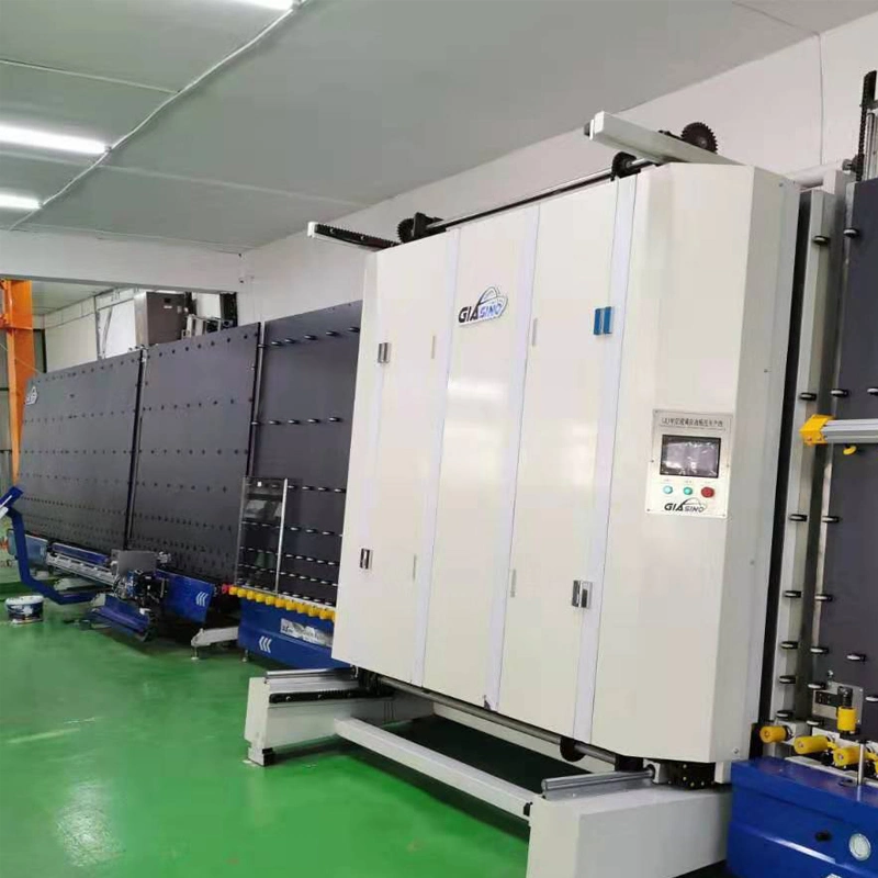 Automatic Glass Washing and Combining Line with Servo Motor Driven Argon Gas Filling Panel Press