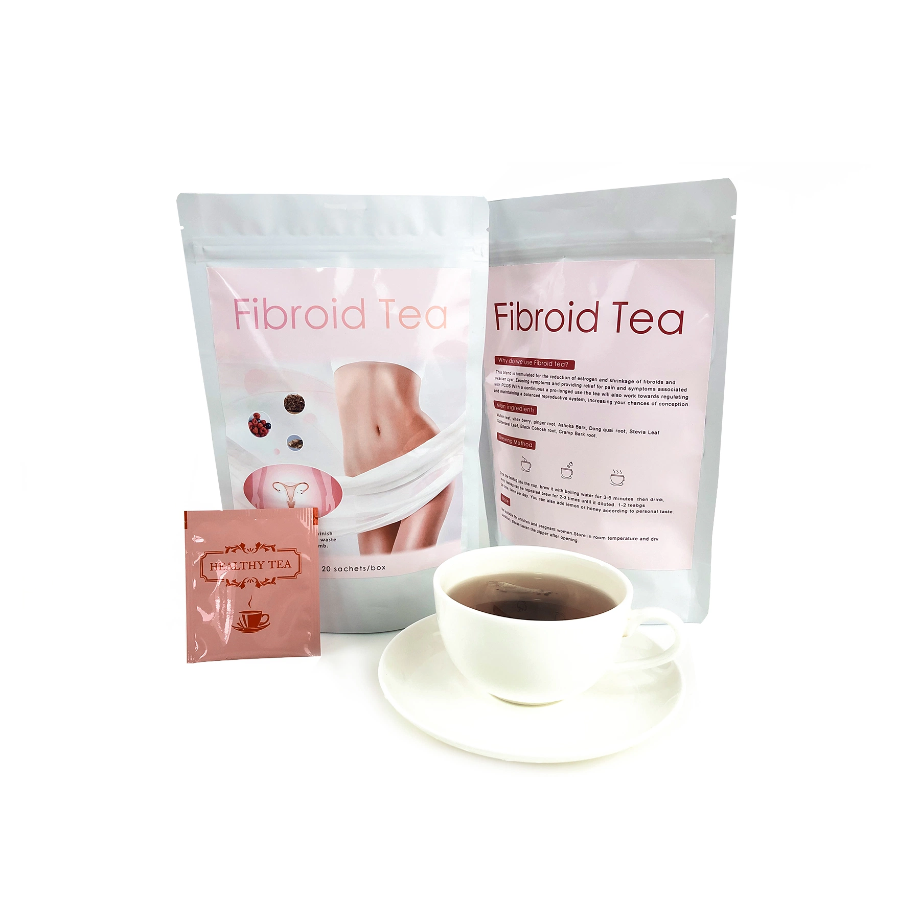 100% Herbal Womb Fibroid Tea Fertility Detox Tea for Removing Uterine Fibroid