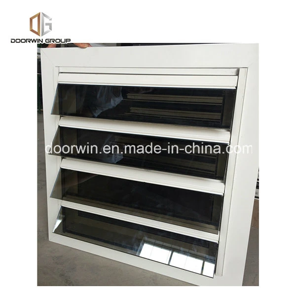 Seguro de puerta de persiana de aluminio Cristal