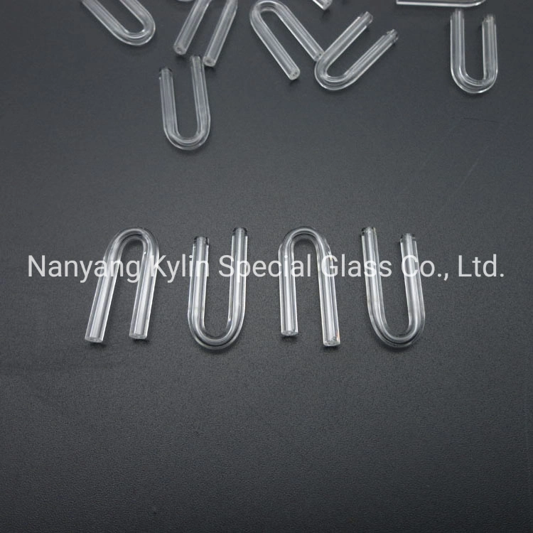 C Shape Helical Spiral Thermocouple Quartz Glass Coil for Heater