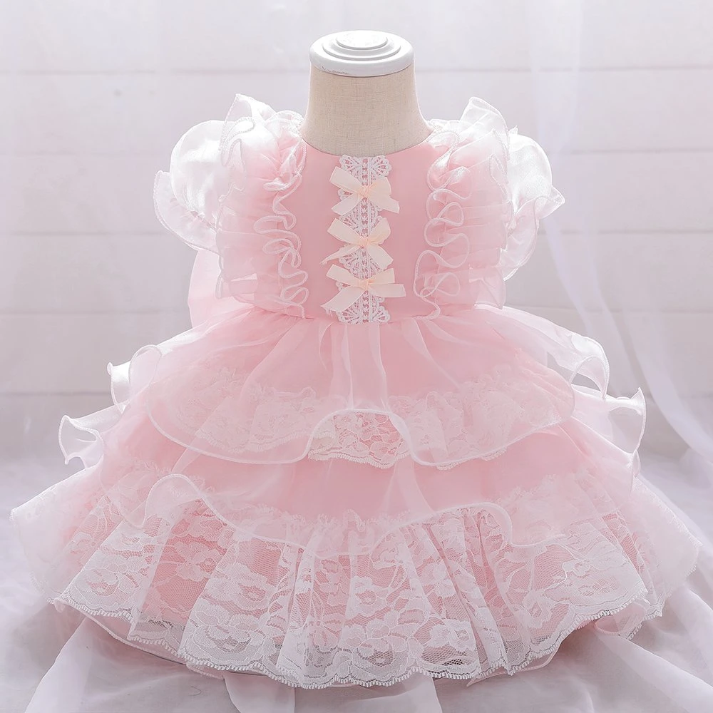 Les filles d'usure bébé partie vêtement Robe de bal princesse Frock