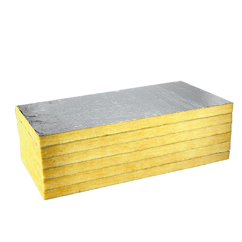 50mm Heat Insulation Soundproof Fiber Glass Wool Board Price with Aluminium Foil