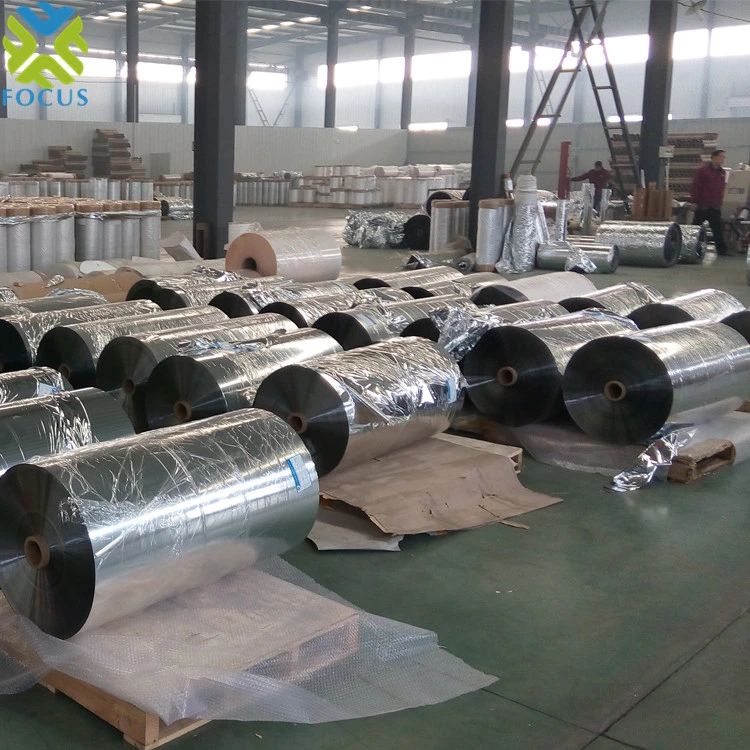 6/8/9/10/12 /23/30 Mic Metallized Mirror Pet Film Polyester Packaging Film