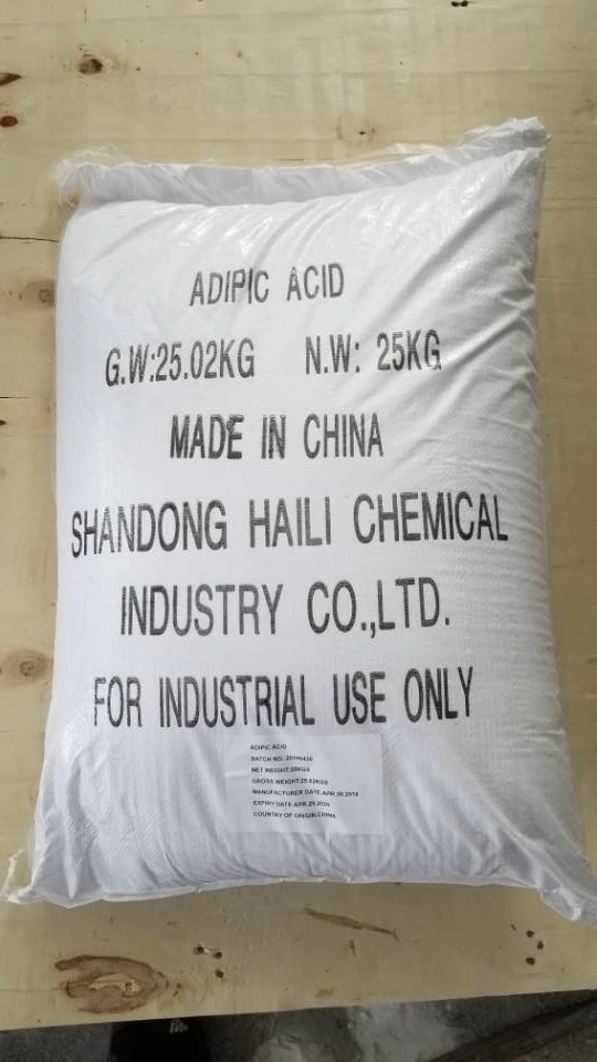 Organic Acid CAS 124-04-9 Haili or Hualu Adipic Acid 99.7%Min Price