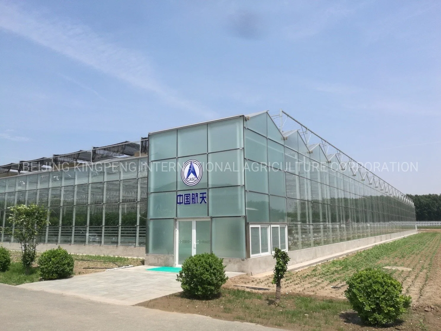 Venlo Roof Glass Greenhouse with ISO9001: 2015 Supplier