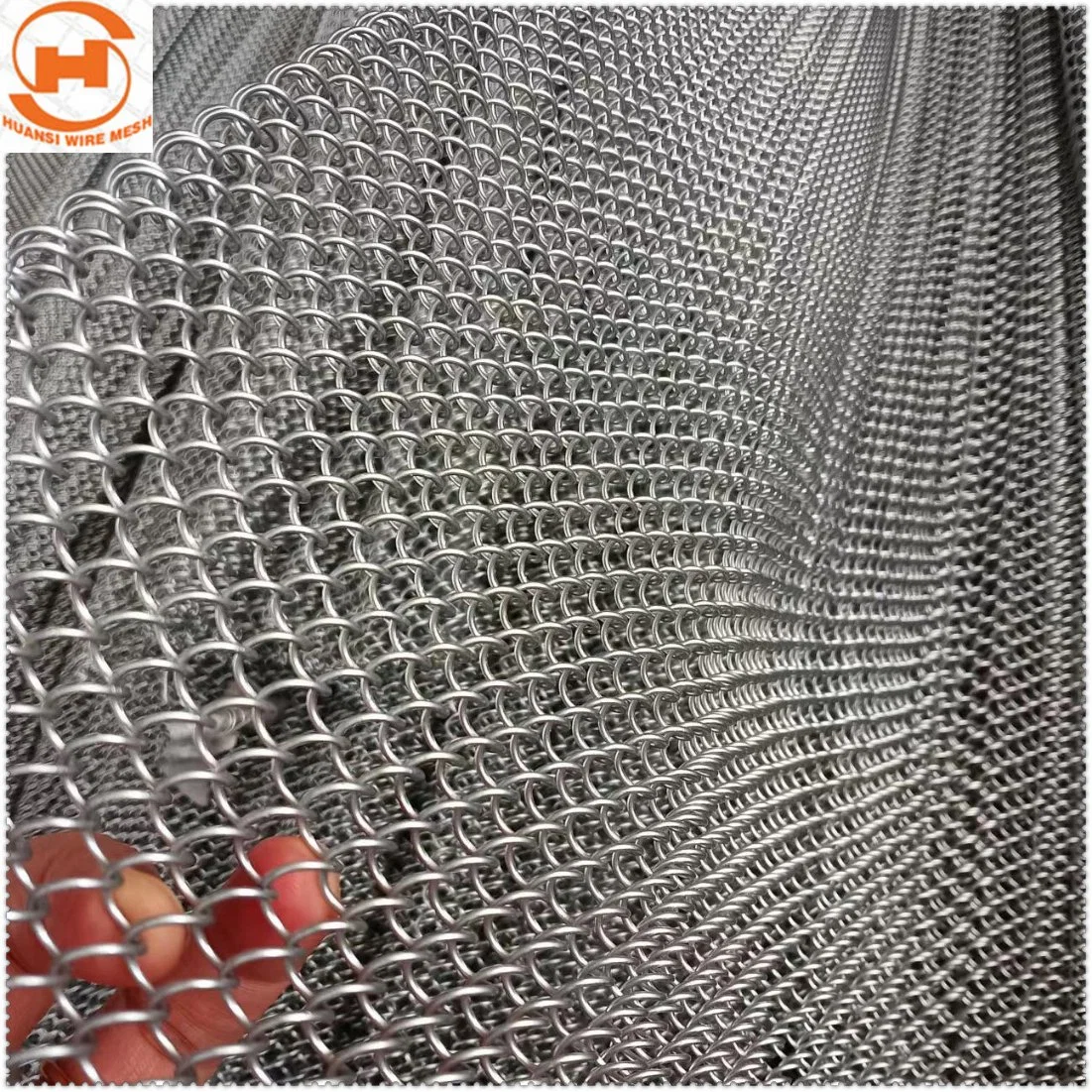 Metal Chain Mesh Curtain for Room Divider Decoration