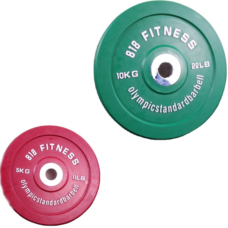 Équipement de gymnase commercial de haute qualité Équipement d'exercice Barbell Bumper Plates