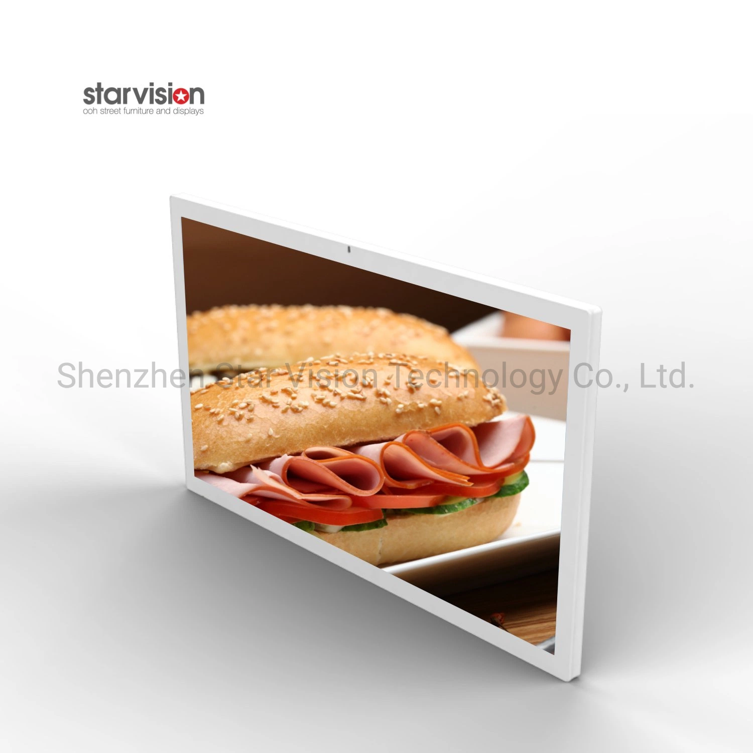 High Definition 1080P Customize Horizontal LCD Advertising TV for Elevator