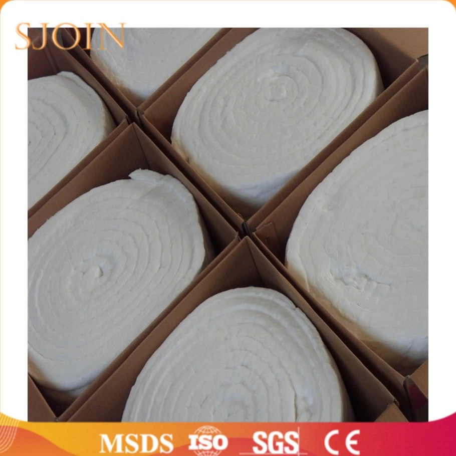 96/128/160 Kg/M&sup3; Building Material Ceramic Fiber Blanket for Refractory & Insulation & Fireproof & Acoustic