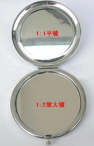 Aluminium Compact Mirror Round Shaped