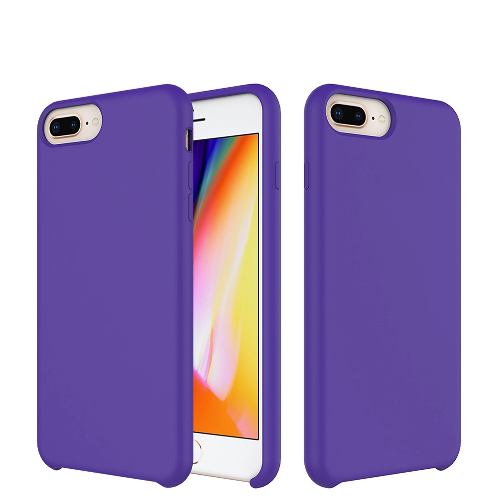 Comercio al por mayor funda de teléfono móvil de alta calidad cubierta de silicona para el iPhone 6plus/7plus/8 plus