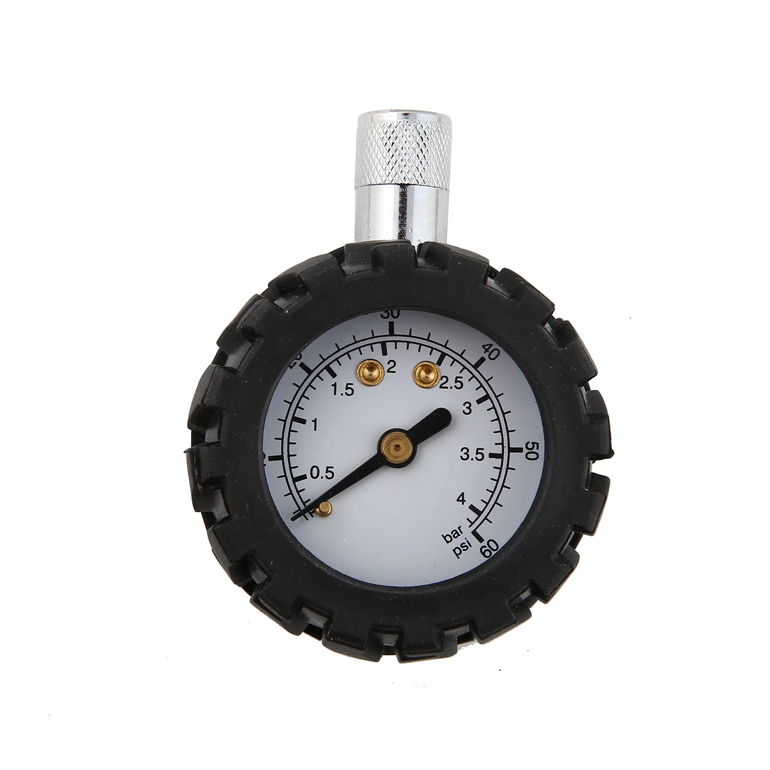 1.5'' Dial Gauge with Rubber Housing Small Size Car Tyre Pressure Monitor