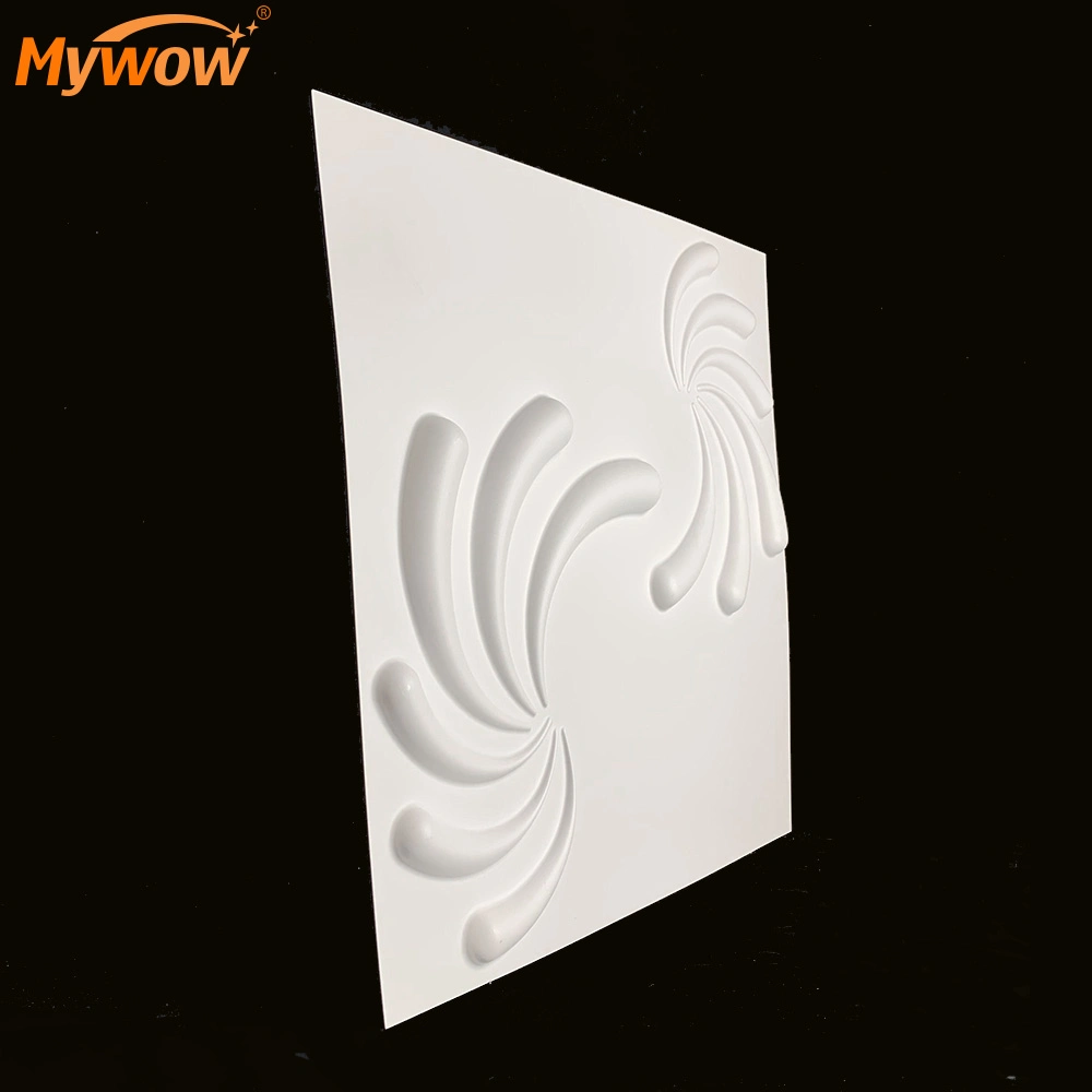 Durable Paintable Waterproof Fire-Retardant Plastic Vinyl Wall Panel 3D Wall