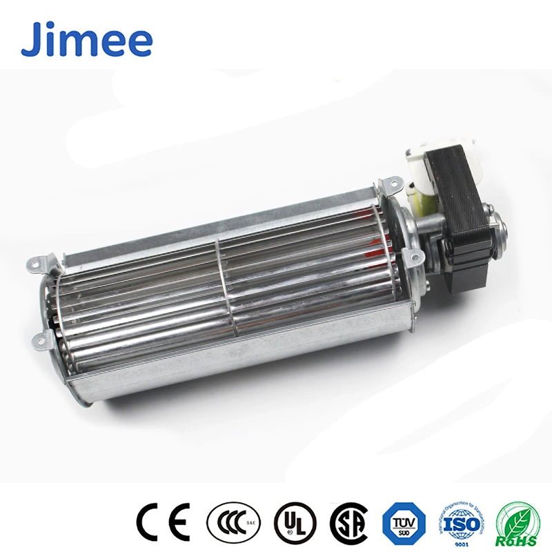 Jimee China Motor eléctrico del ventilador de plástico de gran tamaño de muestra gratuita de fabricación industrial de los sopladores de aire caliente Jm-500-150 500*200*220mm de tamaño para la ventilación del motor del ventilador de flujo