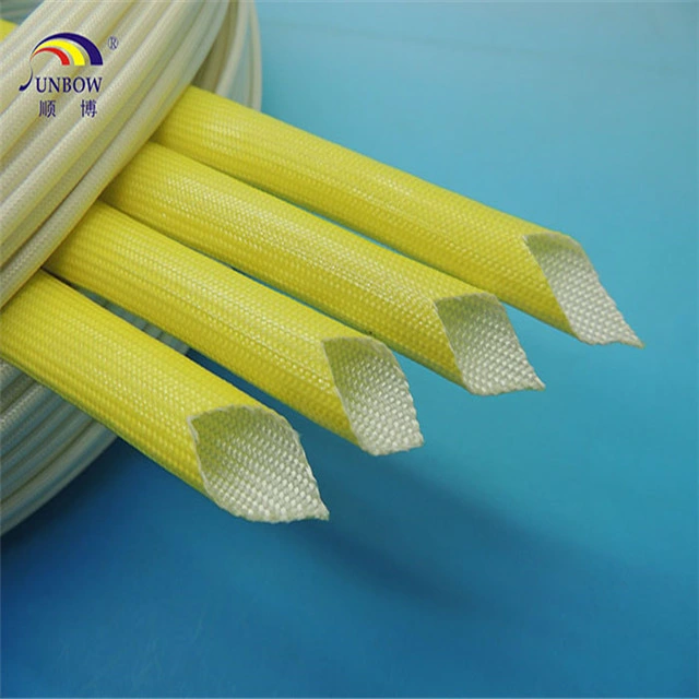 Colored Acrylic Resin Coated Fiberglass Sleeving