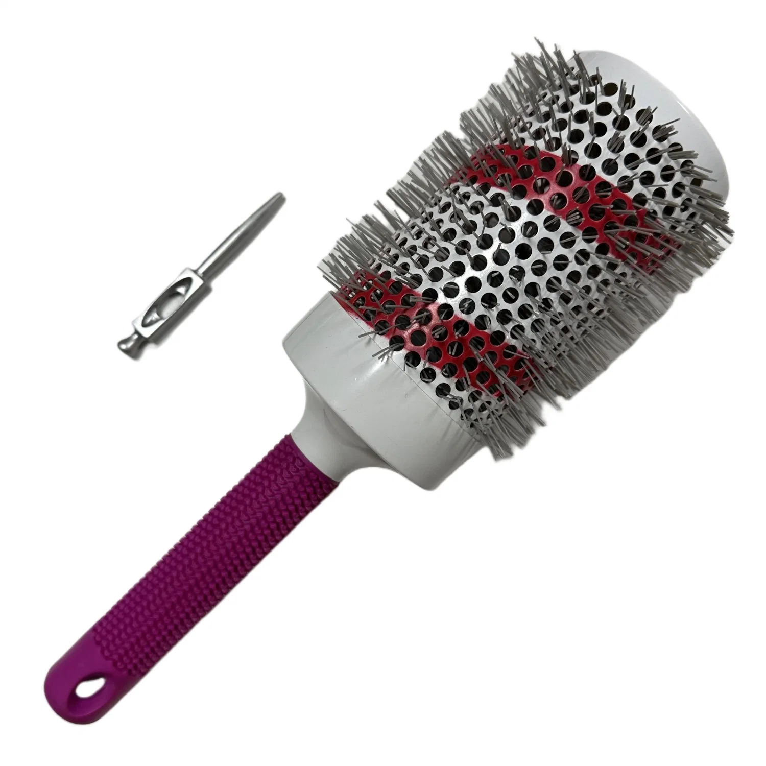 Beautichen Ceramics Air Aluminum Tube Hair Brush Heat Resistant Women Curly Hair Brush