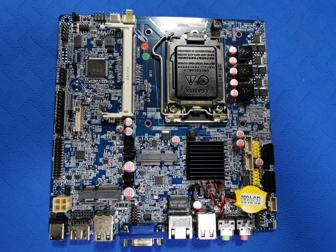 PC H81 Equipo de Windows de placa base Placa madre para PC con I3 I5 I7 CPU