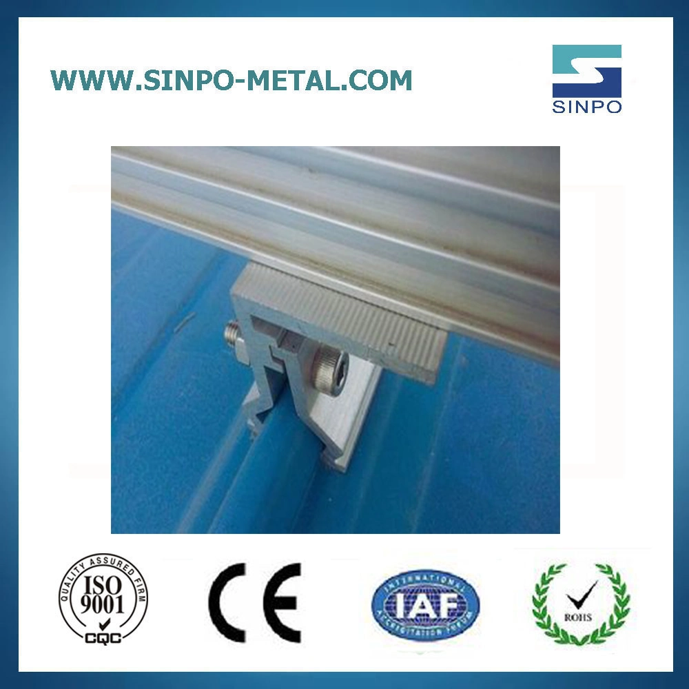 Aluminio aleación Home Solar Energy Panel Stand Metal techo montaje Sistema