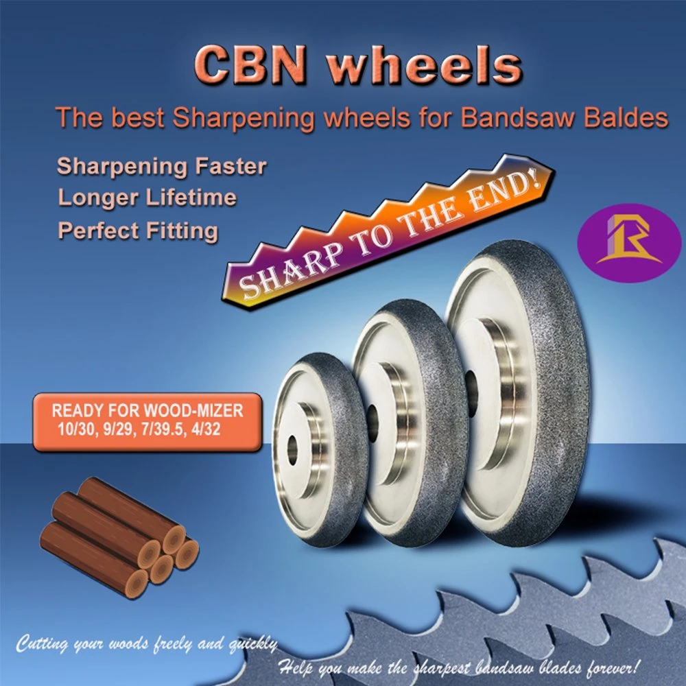 6inch 150 mm Electroplated CBN Grinding Wheel for Band Saw Blade Sharpening Bandsaw Sawmill Parts