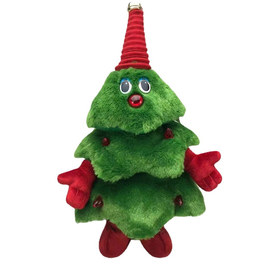 Christmas Electric Plush Toy Christmas Tree Will Sing and Dance Glowing Christmas Tree Party Festive Decoration Gifts