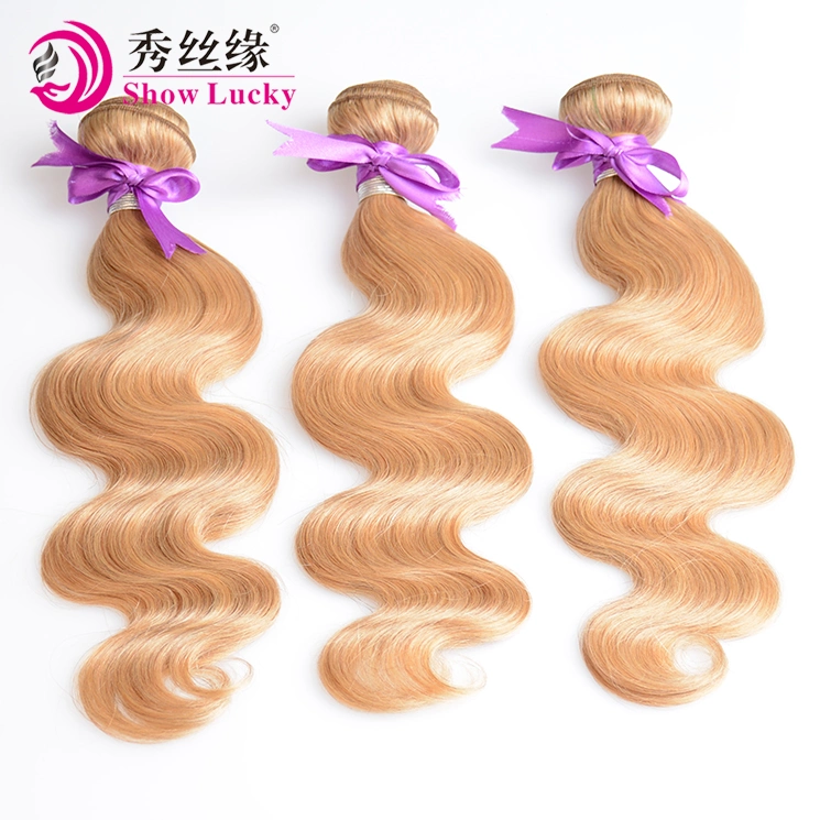 China Wholesale Cheap India Blonde Human Hair Weaving Drop Shipping Indian Virgin Hair Body Wave