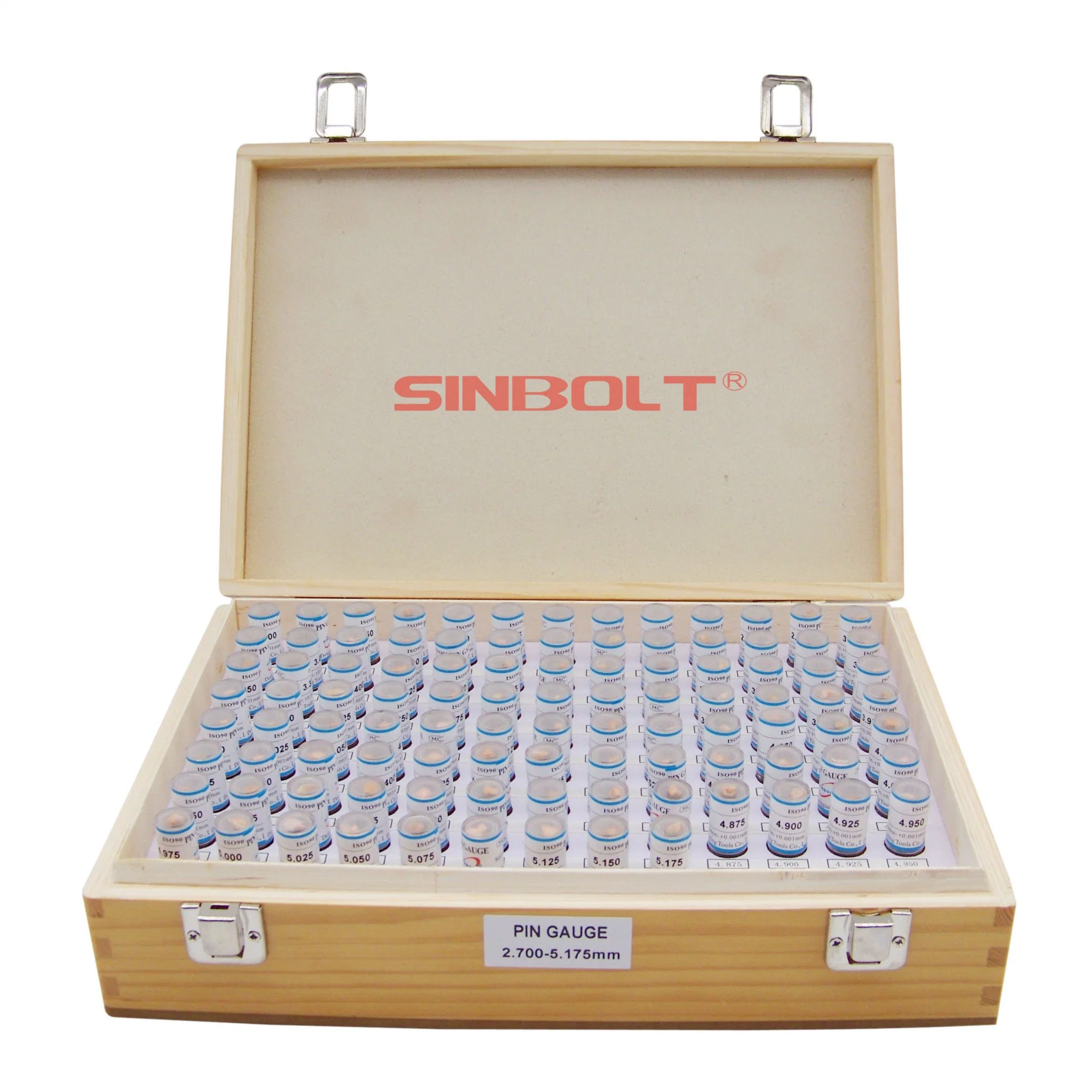 Precision Pin Gauge, Pin Gauge Set, 0.200-5.175mm (Interval: 0.025, 200PCS)