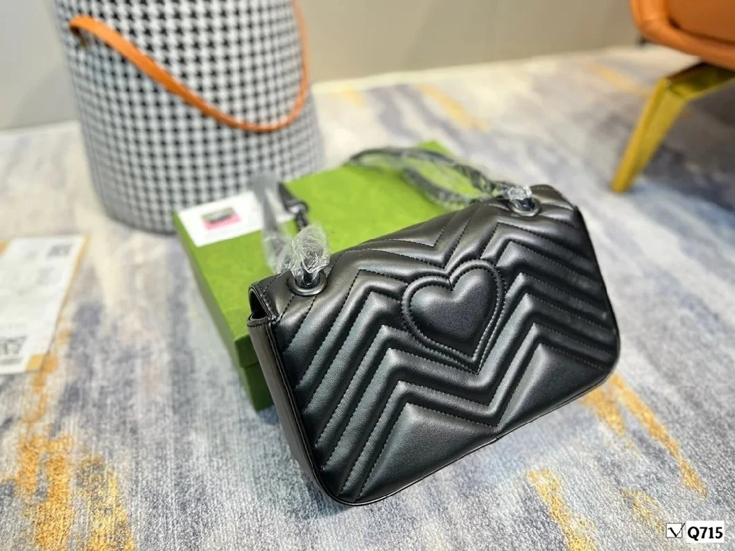 Moderno Nuevo estilo cuero Gg mujer bolso de mano clásica señora hombro Bolsa