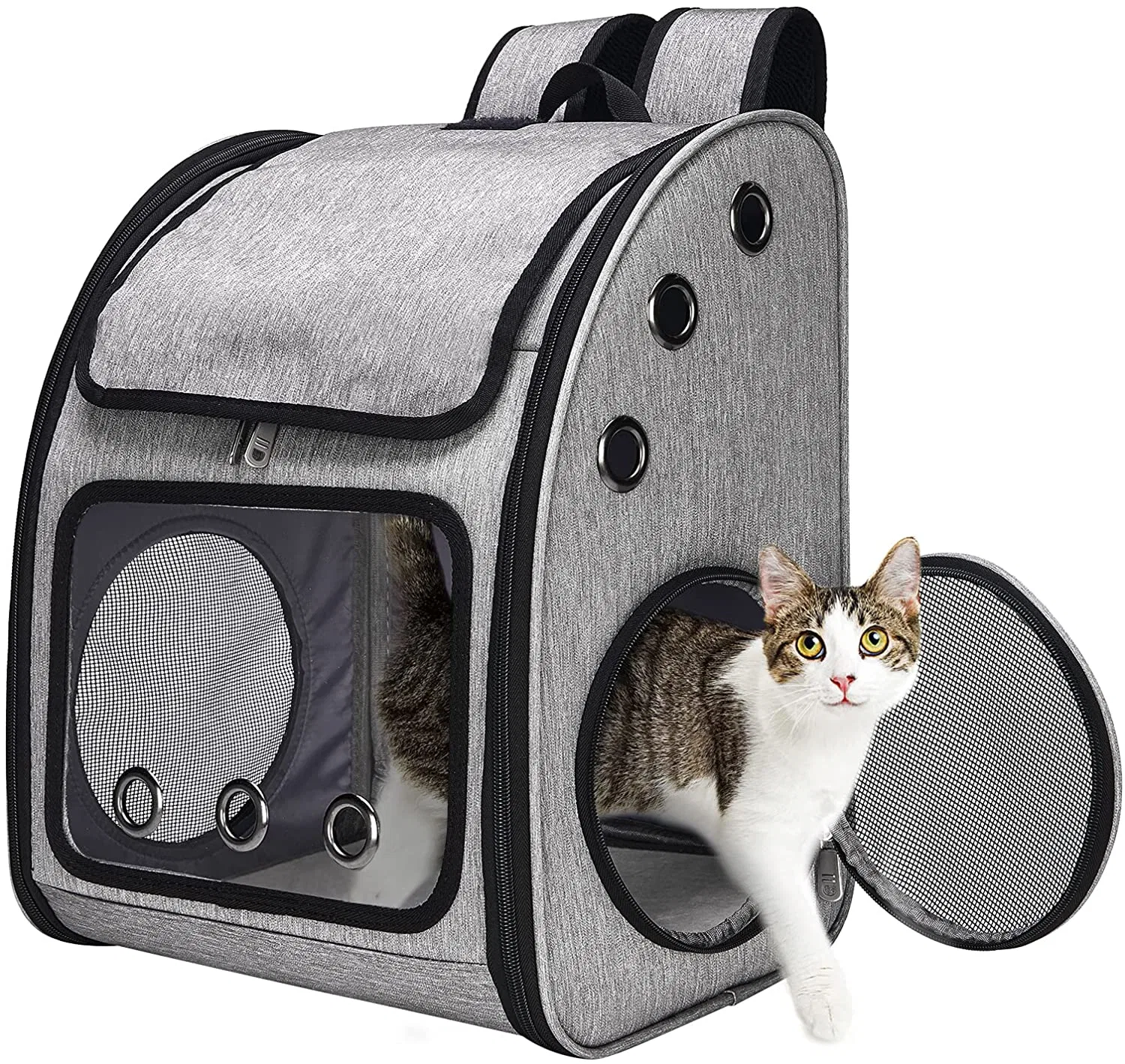 High Quality Top Opening Pet Products Foldable Mesh Breathable Pet Carries Backpack Cat Dog Small Animal Carrier Bag