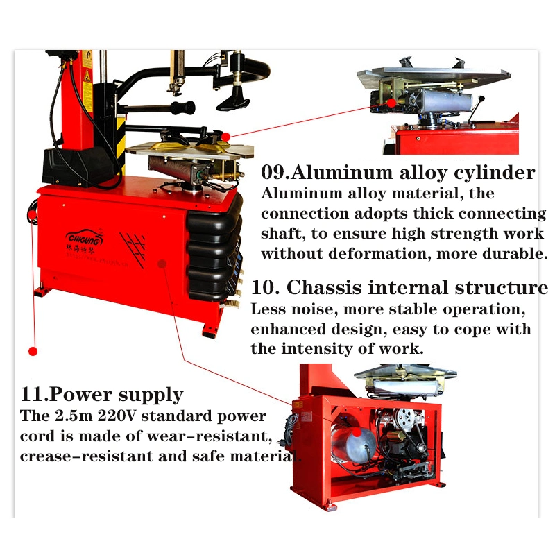Fostar beligerantes OEM Eagle 509 Máquina de desmontaje y montaje de neumáticos, Compatible con los tamaños de neumáticos