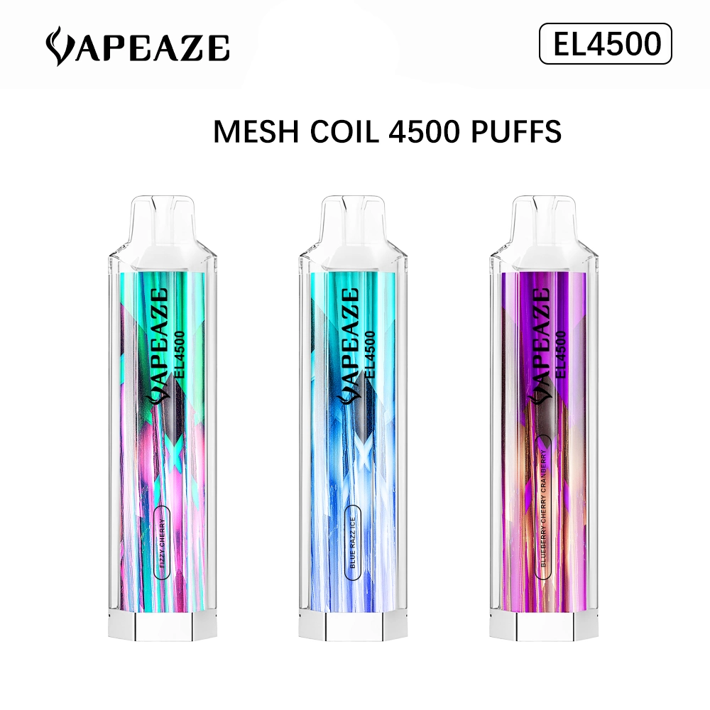 2023 Wholesale/Supplier Vape Factory 4500puffs Crystal 4500 PRO Max Bar Disposable/Chargeable Vaporizer