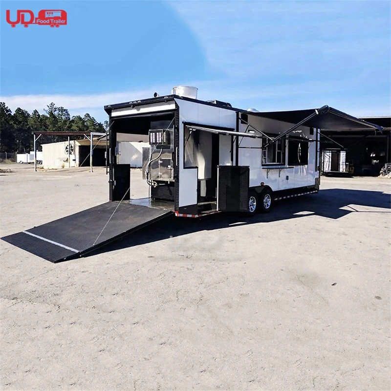 Mobile Kitchen Van Fast Food Trailer Taco Truck with Restaurant Food Truck for sale