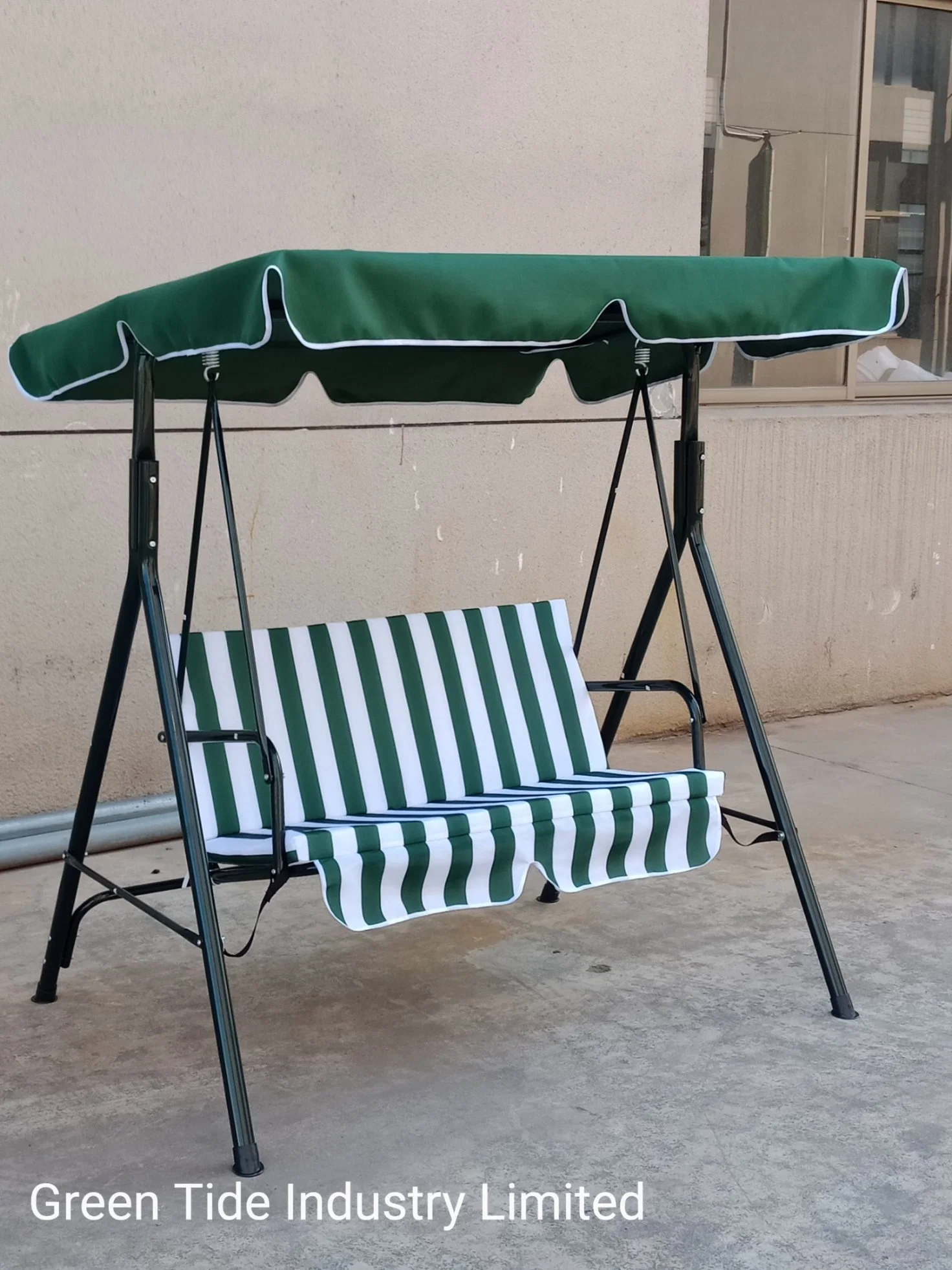 Outdoor Garden Swing cadeira Aço pessoa dupla mobiliário supermercado quente Artigos em venda