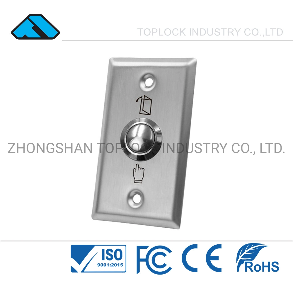 Strong Stainless Steel Embeded Installation House safety Door Access Control Press Push Button Switch