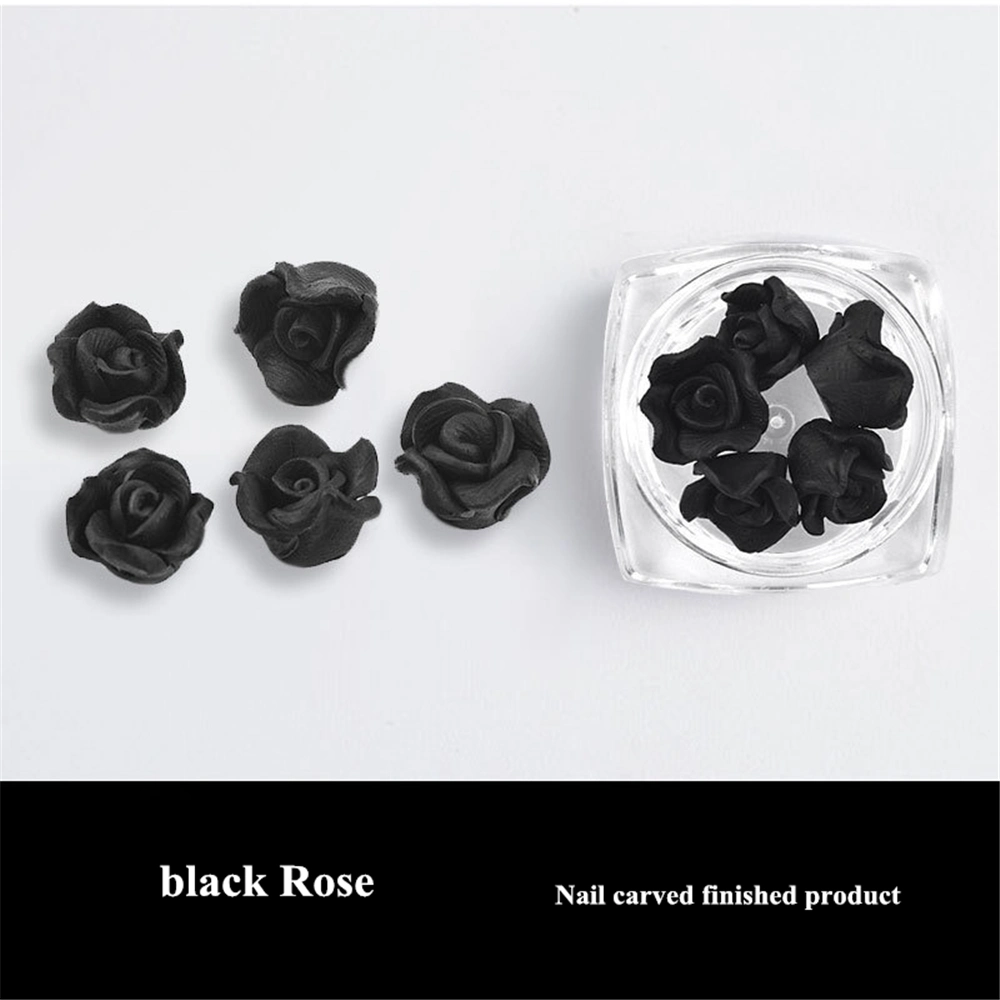 3D Rose Blume DIY Nail Art Dekoration Zubehör für Nagel Schönheitssalon